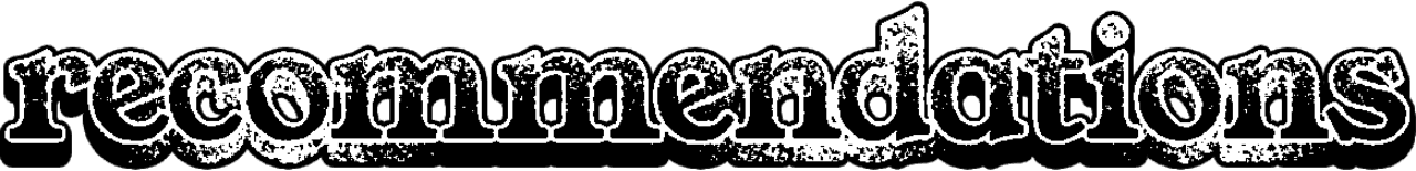 Recommendations text